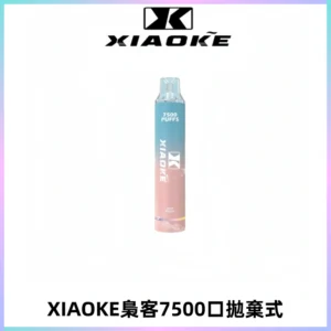 XIAOKE梟客7500Puffs跑馬燈拋棄式電子煙 可發光一次性